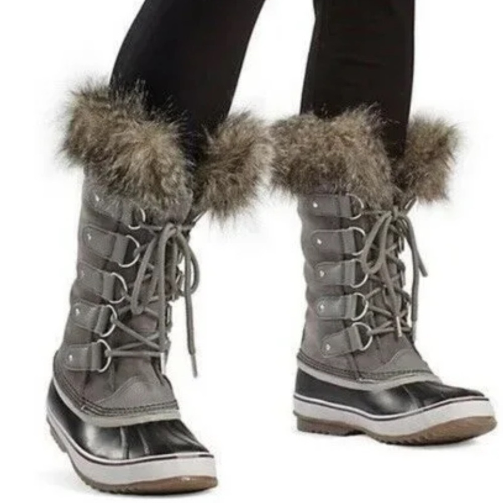 Sorel Joan Of Arctic Waterproof Boots winter snow size 8 leather